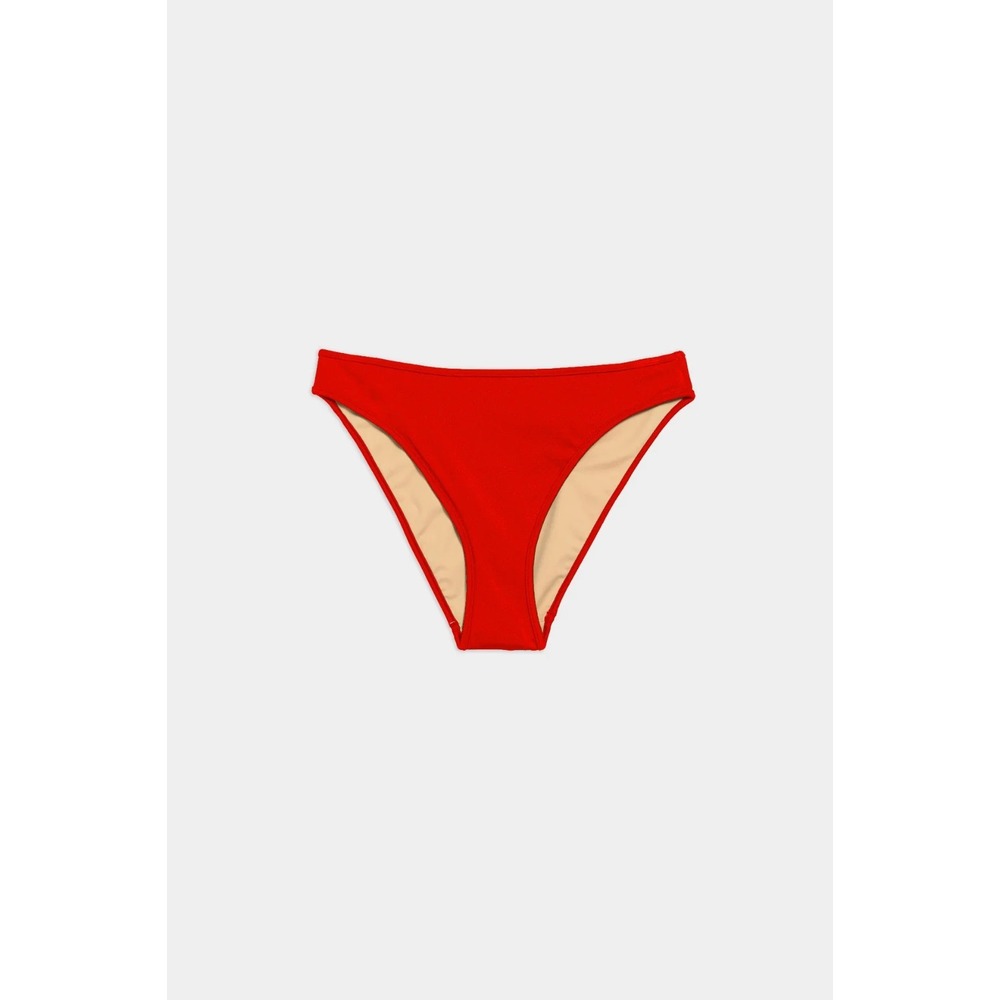 Nu Swim High Cut Swim Bottom Paprika Orange XXL NWT Liner Intact 2XL